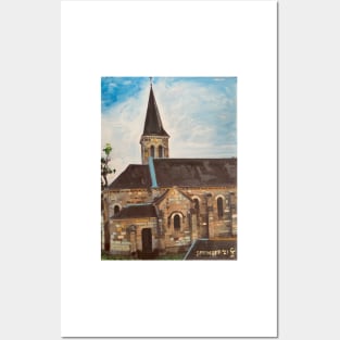 Church in Armes, France Posters and Art